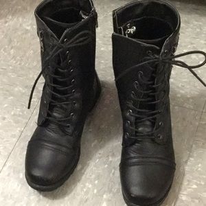 Rue21 Black Boots In Size 6/7